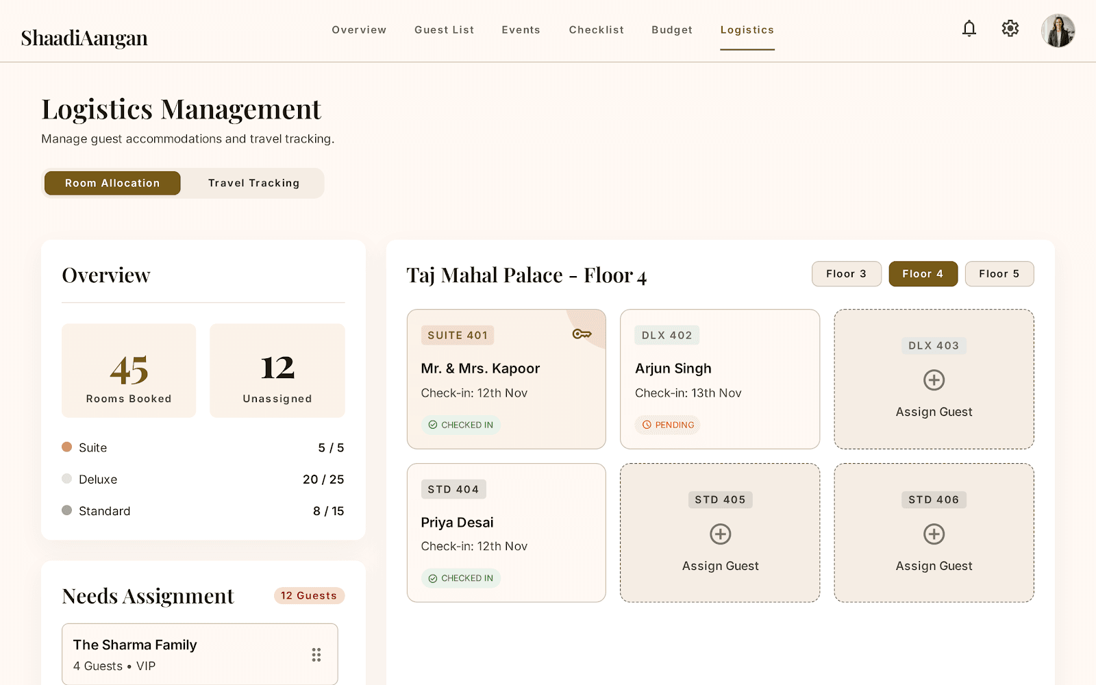 Logistics Engine Dashboard